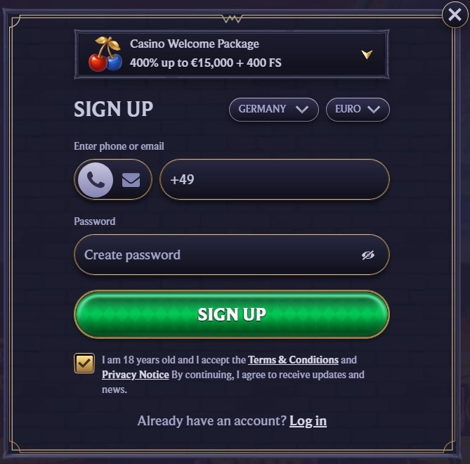 Signing Up & Logging In